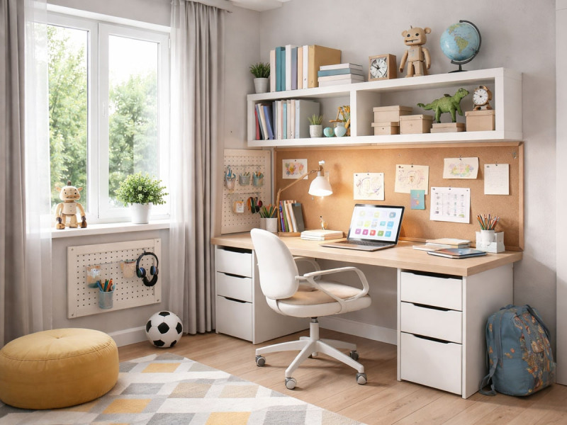 Как оформить зону обучения в детской