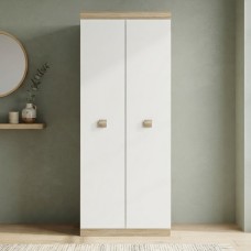 Шафа розпашна 2-х дверна Еверест Соната-800 дуб сонома/білий (EVR-2298)