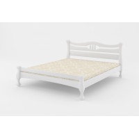 Двуспальная кровать Mebigrand Даллас Белый (RAL9003) 160х190 см (MBG-1763)