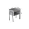 Тумба модульна Ferrum-decor Джузі 540x450x320 метал Сірий ДСП Бетон16 мм (FRD-102988)