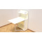 Стіл книжка з етажеркою Практик 1 Ferrum-decor 1200x640x990 Білий метал ДСП Біле 16 мм (FRD-104618)