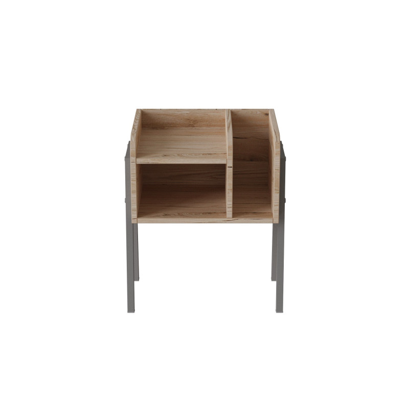 Тумба модульна Ferrum-decor Амелі 540x450x320 метал Сірий ДСП Дуб Сан-Марино 16 мм (FRD-103018)