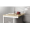 Столик приставний Террі Ferrum-decor 650x440x330 Білий метал ДСП Дуб Сонома 16 мм (FRD-104658)
