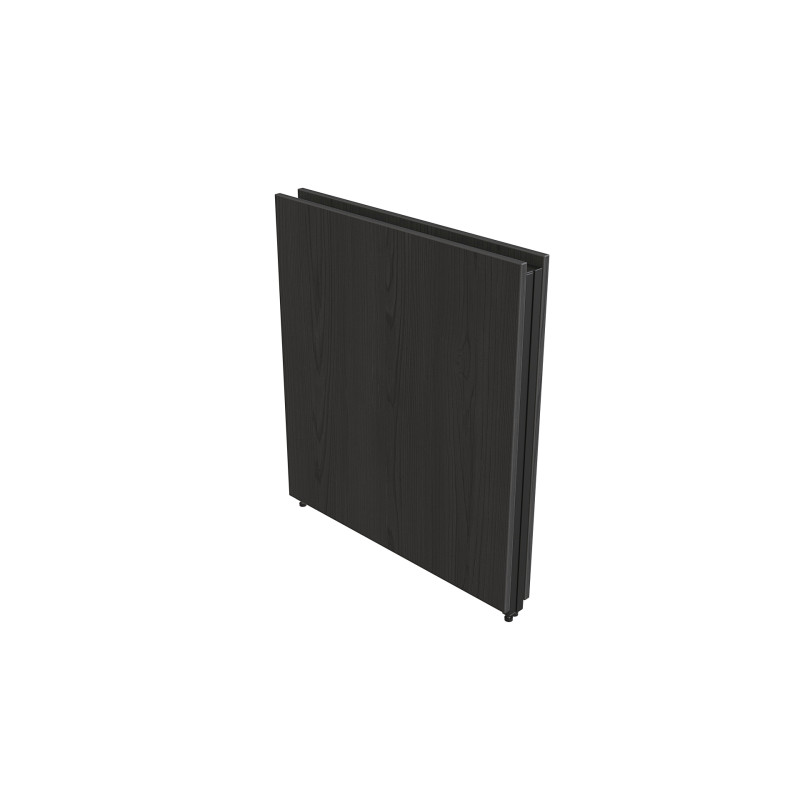 Стол трансформер книга Панама Ferrum-decor 75x148x68 Черный металл ДСП Сосна Кембра 16 мм (FRD-106826)