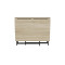Стол трансформер книжка Вуди Ferrum-decor 75x130x90 Черный металл ДСП Дуб Сонома 16 мм (FRD-106746)