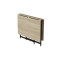Стол трансформер книжка Вуди Ferrum-decor 75x130x90 Черный металл ДСП Дуб Сонома 16 мм (FRD-106746)