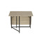Стол трансформер книжка Вуди Ferrum-decor 75x130x90 Черный металл ДСП Дуб Сонома 16 мм (FRD-106746)