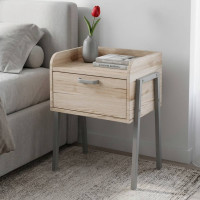 Тумба модульна Ferrum-decor Бетті 540x450x320 метал Сірий ДСП Дуб Сан-Марино 16 мм (FRD-102998)