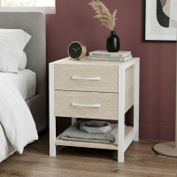 Тумба универсальная Ferrum-decor Вивьен 2/1 50x41x40 белый ДСП Дуб Сонома 16мм (FRD-104178)