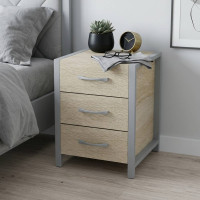 Тумба універсальна Ferrum-decor Вів'єн 3 50x41x40 сірий ДСП Дуб Сонома 16мм (FRD-104198)