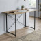 Стіл письмовий Line Лайт Ferrum-decor 750x1000x600 Чорний метал ДСП Дуб Артизан 16 мм (FRD-104848)