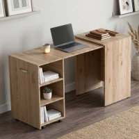 Стіл-тумба трансформер Смарт 1/1 Ferrum-decor 750x1450x500 ДСП Дуб Сан-Марино 16 мм (FRD-105068)