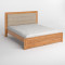Двоспальне дерев'яне ліжко Mebigrand Торонто Т5 Вільха/Аляска 23 (бежевий) 160х200 см (MBG-10540)