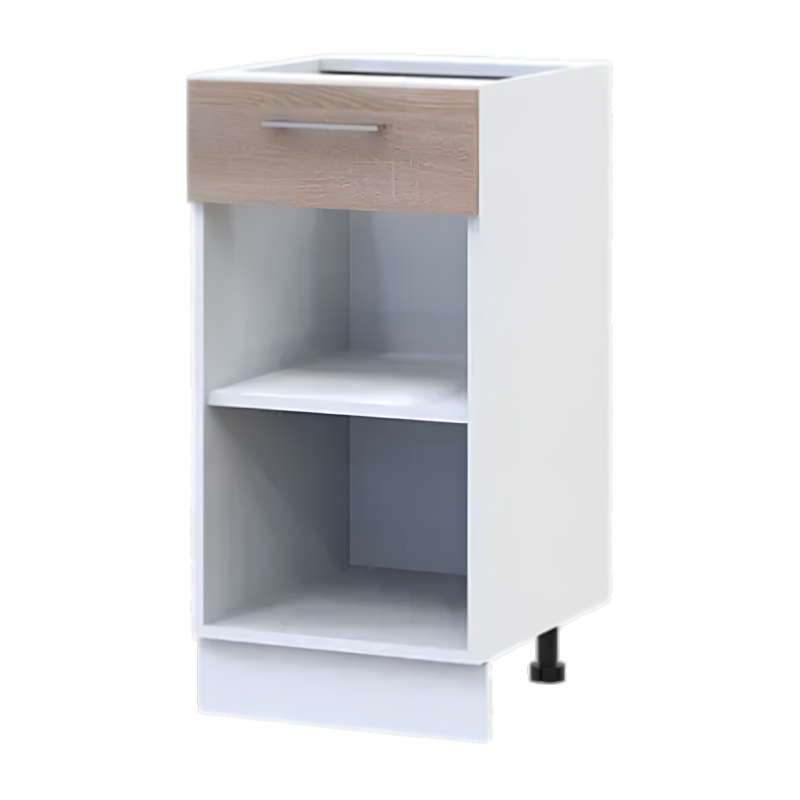 Кухонний модуль нижній Doros Лея НЯ82_40 40х46,6х82 см Білий/Дуб сонома (DRS-011366)