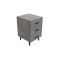 Тумба Вива 3 на конусных ножках Ferrum-decor 56,5x35x40 Черный металл ДСП Бетон 16 мм (FRD-106817)