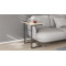 Столик приставний Террі Ferrum-decor 650x440x330 Чорний метал ДСП Дуб Сан-Марино 16 мм (FRD-104649)