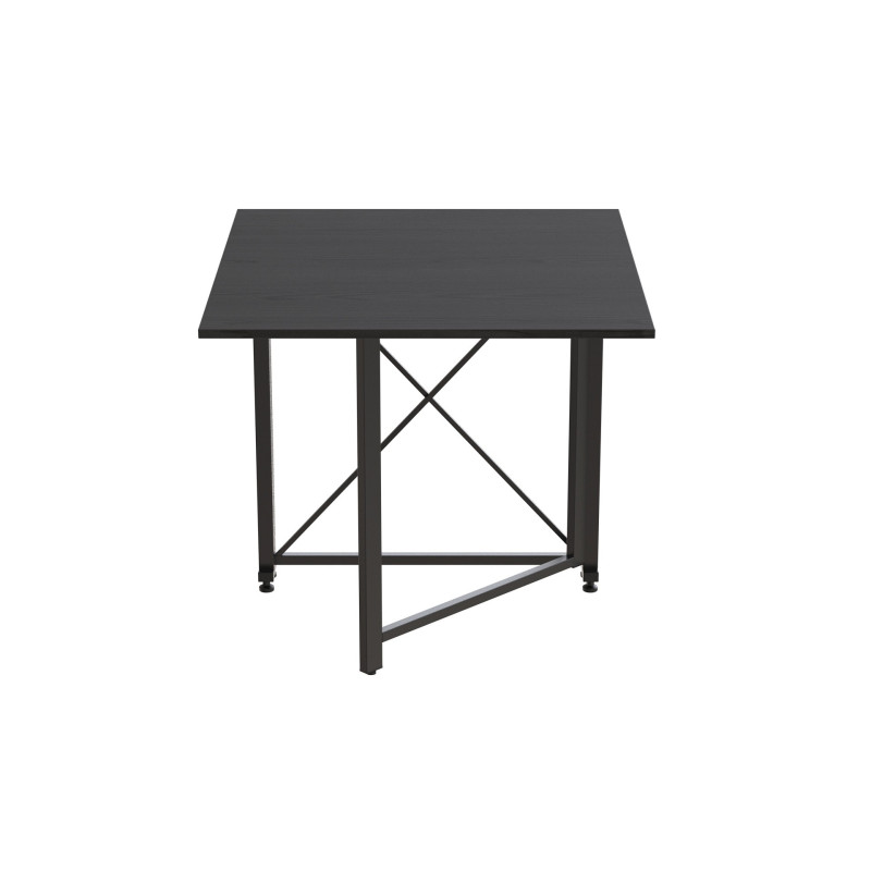 Стол-книжка трансформер Орион 1 Ferrum-decor 750x810x730 Черный металл ДСП Сосна Кембра 16 мм (FRD-104599)
