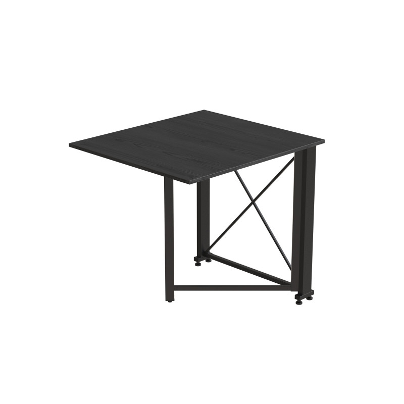 Стол-книжка трансформер Орион 1 Ferrum-decor 750x810x730 Черный металл ДСП Сосна Кембра 16 мм (FRD-104599)