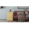 Стіл-тумба трансформер Смарт 1/2 Ferrum-decor 750x1450x600 ДСП Дуб Артизан 16 мм (FRD-105079)