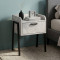 Тумба модульна Ferrum-decor Бетті 540x450x320 метал Чорний ДСП Бетон 16 мм (FRD-105497)