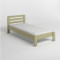 Дитяче ліжко Mebigrand Лівія Оливковий (RAL1020) 90х200 см (MBG-2659)