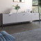 Тумба под телевизор на 3 ящика LION Wood с черными ножками 180x50x40 см Кашемир (LION-043141)