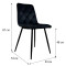 Стілець PM-001 Perfect Home Чорний (PFH-092063)