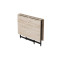 Стол трансформер книжка Вуди Ferrum-decor 75x130x90 Черный металл ДСП Дуб Сан-Марино 16 мм (FRD-106748)