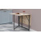 Стол трансформер книжка Вуди Ferrum-decor 75x130x90 Черный металл ДСП Дуб Сан-Марино 16 мм (FRD-106748)
