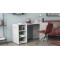 Стіл-тумба трансформер Смарт 1/2 Ferrum-decor 750x1450x600 ДСП Бетон 16 мм (FRD-105080)