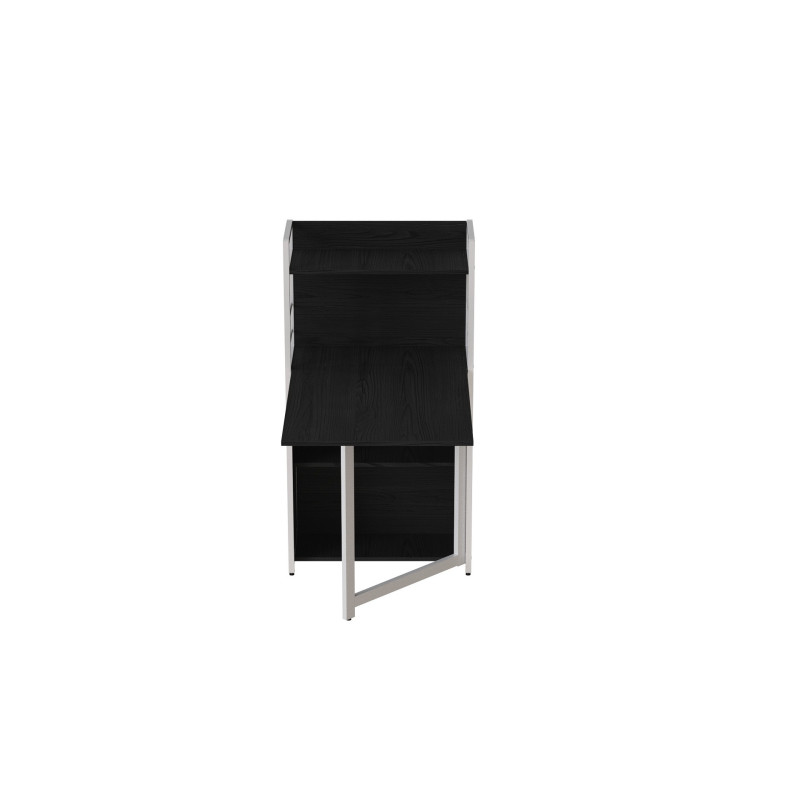 Стол книжка с этажеркой Практик 1 Ferrum-decor 1200x640x990 Белый металл ДСП Сосна Кембра 16 мм (FRD-104620)