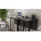 Стол-книжка трансформер Спайдер Ferrum-decor 750x1150x880 Черный металл ДСП Сосна Кембра 16 мм (FRD-105090)