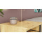 Стол-тумба трансформер Смарт 2/1 Ferrum-decor 750x1450x500 Черный металл ДСП Дуб Артизан 16 мм (FRD-105100)