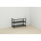Банкетка универсальная Ferrum-decor Слайм 45x63x26 черный ДСП Белое 16мм (FRD-104070)