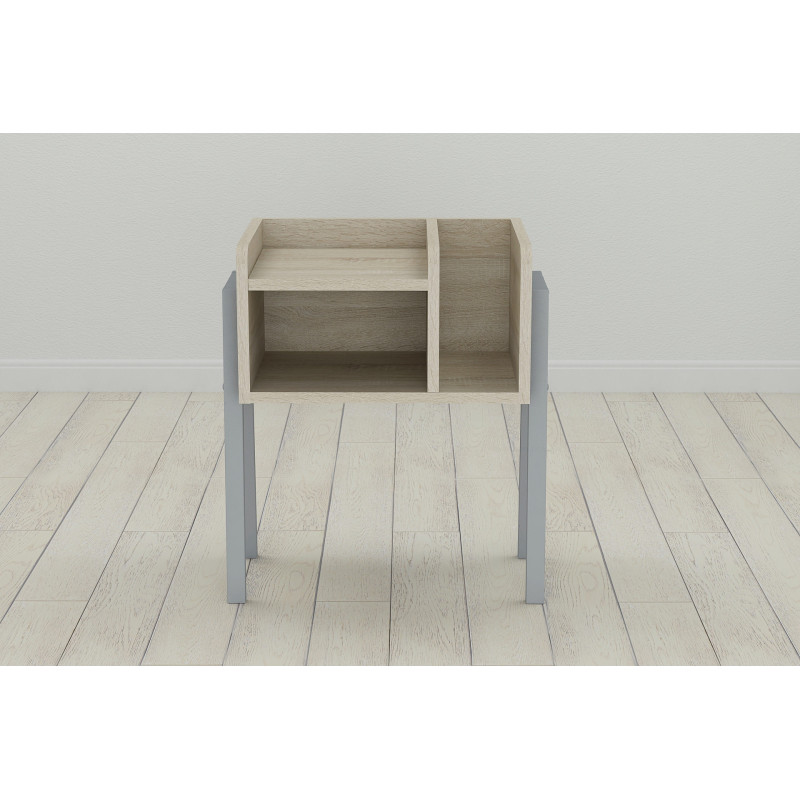 Тумба модульна Ferrum-decor Амелі 540x450x320 метал Сірий ДСП Сонома 16 мм (FRD-103020)