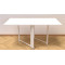 Стол-книга трансформер Орион 2 Ferrum-decor 750x1520x730 Белый металл ДСП Белое 16 мм (FRD-104590)