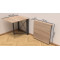 Стол-книжка трансформер Орион 1 Ferrum-decor 750x810x730 Черный металл ДСП Дуб Сонома 16 мм (FRD-104600)