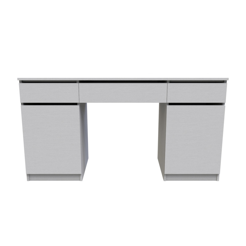 Стіл комп'ютерний Віто 2 Ferrum-decor 750x1400x500 ДСП Біле 16 мм (FRD-104830)