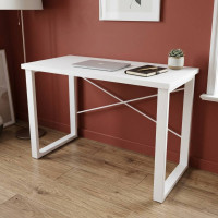Письменный стол Ferrum-decor Драйв 750x1000x600 Белый металл ДСП Белое 32 мм (FRD-103310)