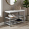 Банкетка универсальная Ferrum-decor Слайм 45x63x26 серый ДСП Белое 16мм (FRD-104080)