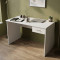 Стіл комп'ютерний Бад Ferrum-decor 750x1100x700 ДСП Біле 16 мм (FRD-104770)
