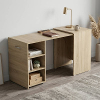 Стіл-тумба трансформер Смарт 1/1 Ferrum-decor 750x1450x500 ДСП Дуб Сонома 16 мм (FRD-105070)
