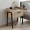 Тумба модульна Ferrum-decor Бетті 540x450x320 метал Чорний ДСП Дуб Сан-Марино 16 мм (FRD-105508)