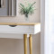 Письменный стол LION Сканди-1 Нимфея Альба (белый)/Самоа дымчатый (LION-041199)