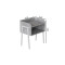 Тумба модульна Ferrum-decor Джузі 540x450x320 метал Білий ДСП Бетон 16 мм (FRD-102981)