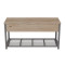Банкетка с ящиком Ferrum-decor Дрейк 2 550x1200x400 металл Серый ДСП Дуб Сан-Марино 16 мм (FRD-103081)