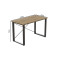Письмовий стіл Ferrum-decor Драйв 750x1000x600 Чорний метал ДСП Дуб Артизан 32 мм (FRD-103301)