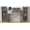 Стіл письмовий Line Лайт Ferrum-decor 750x1000x500 Чорний метал ДСП Дуб Артизан 16 мм (FRD-104841)