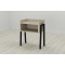 Тумба модульна Ferrum-decor Джузі 540x450x320 метал Чорний ДСП Сонома 16 мм (FRD-102971)