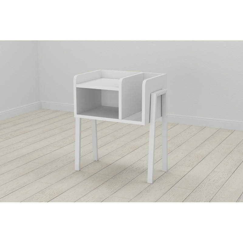 Тумба модульна Ferrum-decor Амелі 540x450x320 метал Білий ДСП Біле 16 мм (FRD-103011)